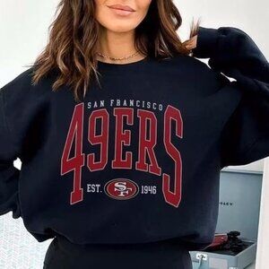 San Francisco Football 49ers Sweatshirt Retro NFL Crewneck Fan Gift 79